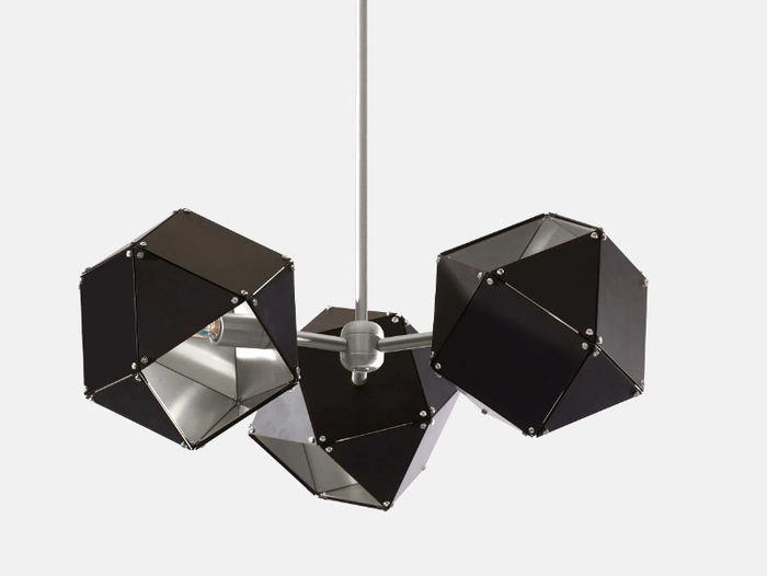 WELLES STEEL SPOKE - Metal pendant lamp _ GABRIEL SCOTT